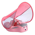Baby Float with Removable Sunshade Turquoise Pink