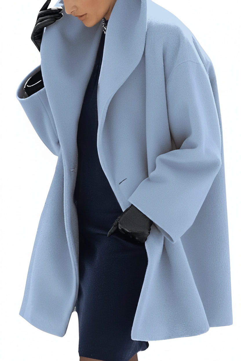 Lumi | Women's Oversized Winter Coat – Maximum Thermal Insulation & Modern Volume Silhouette blue