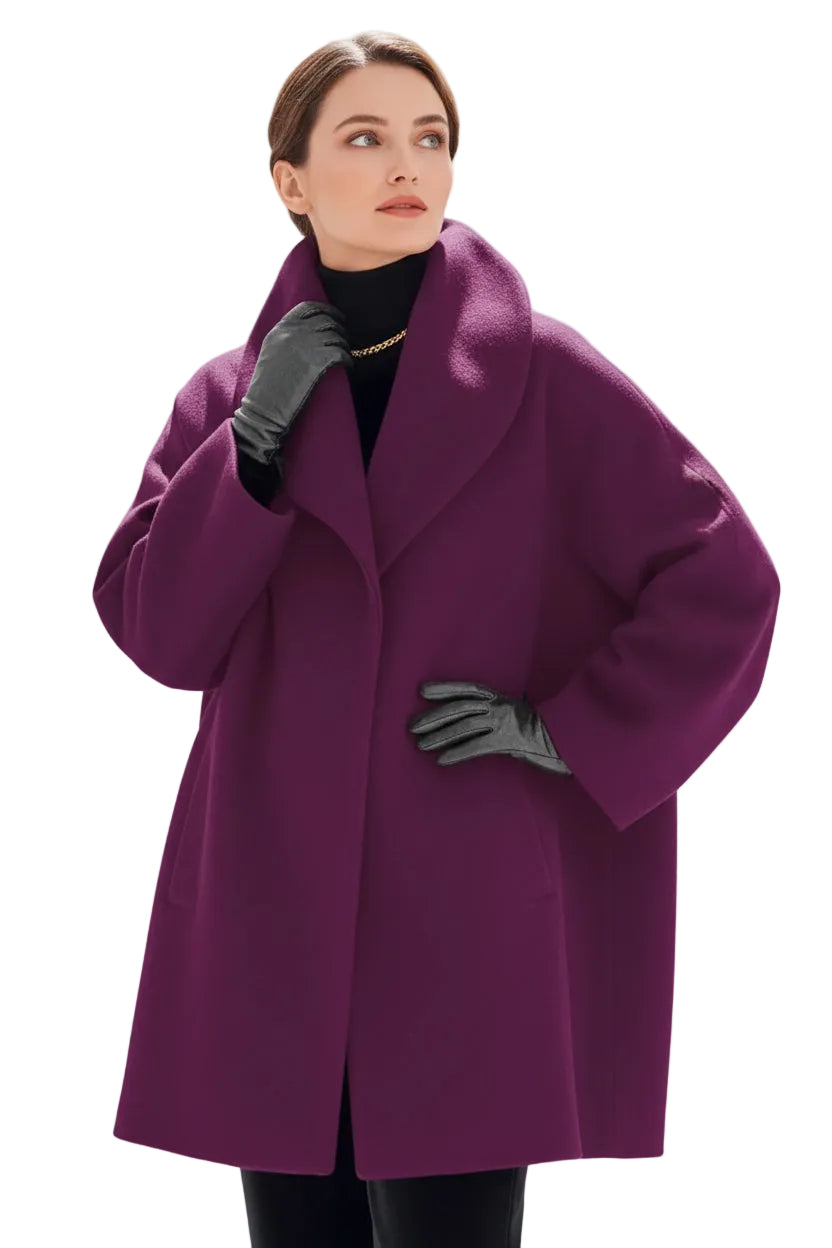 Lumi | Women's Oversized Winter Coat – Maximum Thermal Insulation & Modern Volume Silhouette violet 3XL