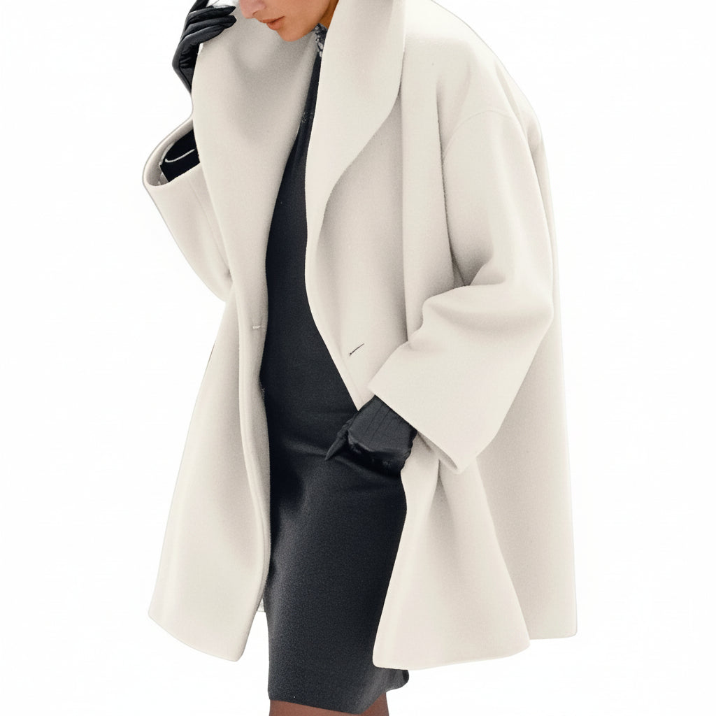 Lumi | Women's Oversized Winter Coat – Maximum Thermal Insulation & Modern Volume Silhouette white