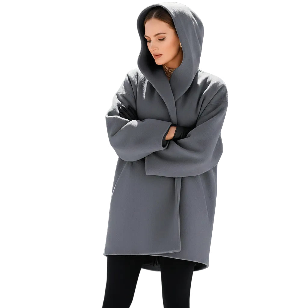 Lumi | Women's Oversized Winter Coat – Maximum Thermal Insulation & Modern Volume Silhouette grey