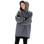 Lumi | Women's Oversized Winter Coat – Maximum Thermal Insulation & Modern Volume Silhouette grey