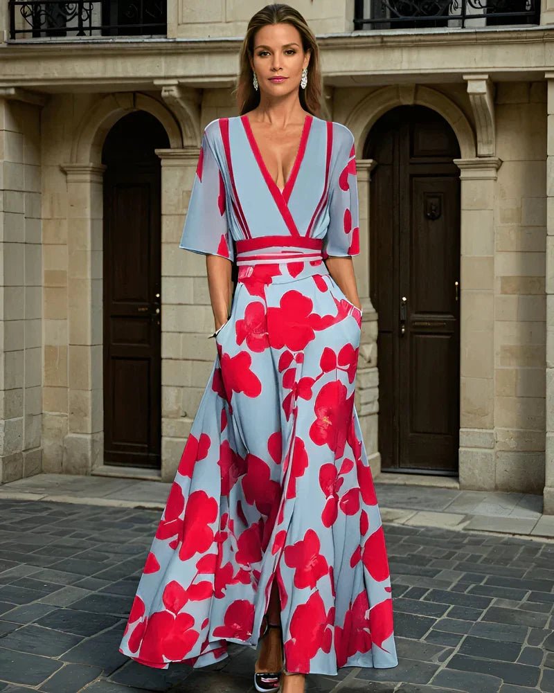 Bersh | Women's Wrap Dress – Floral Details & Feminine Fit 0