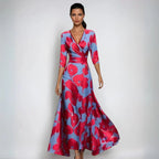 Bersh | Women's Wrap Dress – Floral Details & Feminine Fit 2