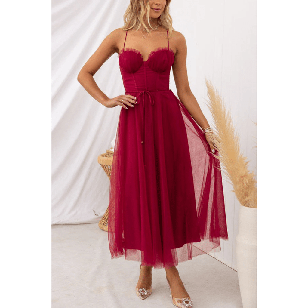 Beya | Modern Spaghetti Strap Maxi Dress for Women – Ethereal Silk Touch, Architectural A-Line & Scandinavian Summer Majestic 6
