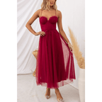 Beya | Modern Spaghetti Strap Maxi Dress for Women – Ethereal Silk Touch, Architectural A-Line & Scandinavian Summer Majestic 6