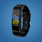 Safety Watch for Seniors with Fall Detection, GPS Tracker & Emergency Button – SOS Watch for Elderly with Heart Rate, 5 Colors Black