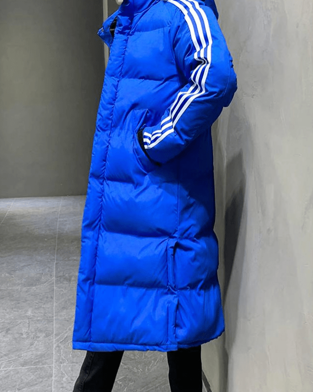 Nisyros | Long Hooded Winter Coat for Men | Ideal for the Cold Season