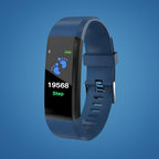 Safety Watch for Seniors with Fall Detection, GPS Tracker & Emergency Button – SOS Watch for Elderly with Heart Rate, 5 Colors Blue