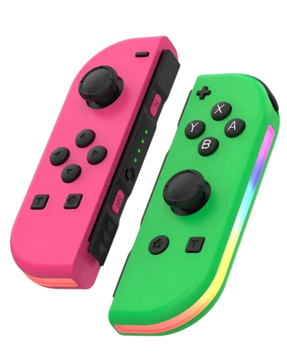 Bluetooth Joystick For Nintendo Switch Unique Colors Wireless LED Handle 5