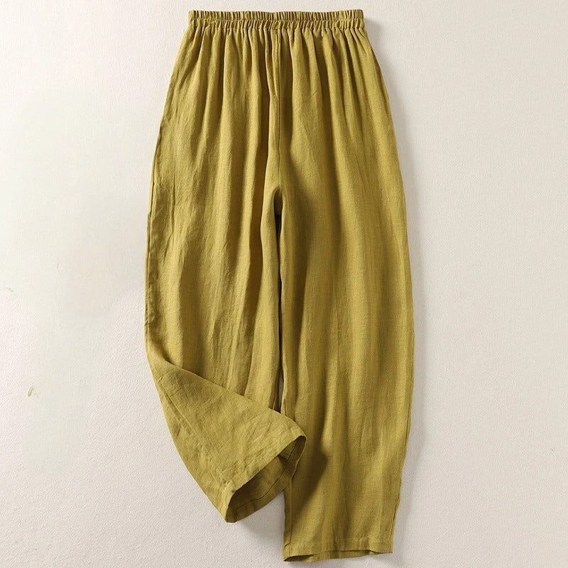Blythe | Elegant High-Rise Wide Leg Trousers for Women - Comfortable & Flattering Palazzos 6