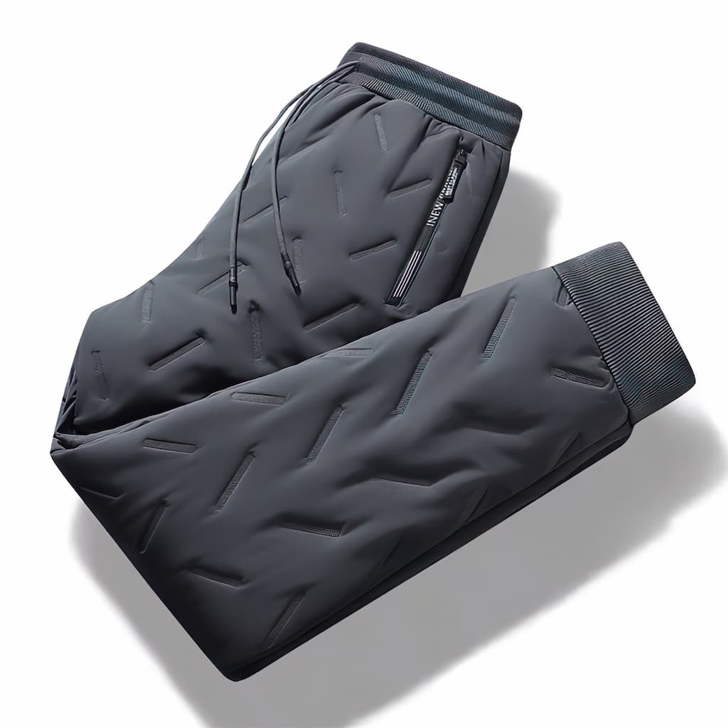 Sephira | Women’s Thermal Trousers – Waterproof Winter Joggers in Soft Fleece with Pockets Gris