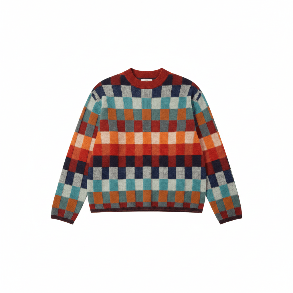Women’s Luxury Knit Sweater – Sculpted Texture & Coastal Winter Elegance