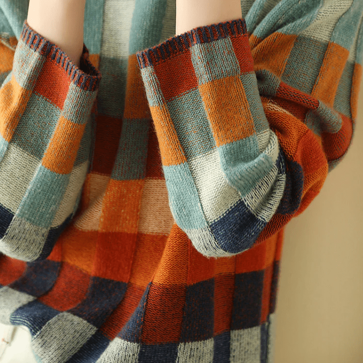 Women’s Luxury Knit Sweater – Sculpted Texture & Coastal Winter Elegance