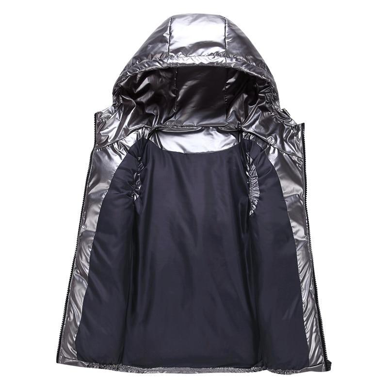 Callane | Women's down vest with hood and side zippers | Warm
