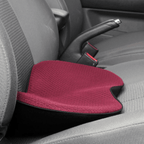 Car Seat Cushion For Shorter Drivers 9.6 cm Thickness Increases Viewing Angle Red