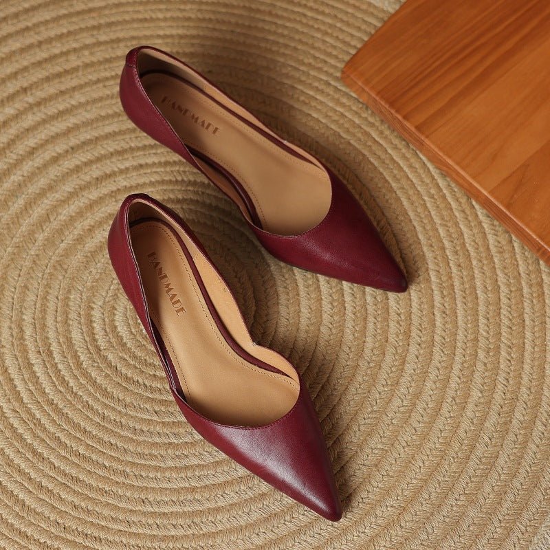 Carlen | Women’s Genuine Leather Heels – Chic Artisan Stiletto & Refined Slimming Silhouette 0