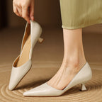 Carlen | Women’s Genuine Leather Heels – Chic Artisan Stiletto & Refined Slimming Silhouette 10