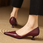 Carlen | Women’s Genuine Leather Heels – Chic Artisan Stiletto & Refined Slimming Silhouette 2