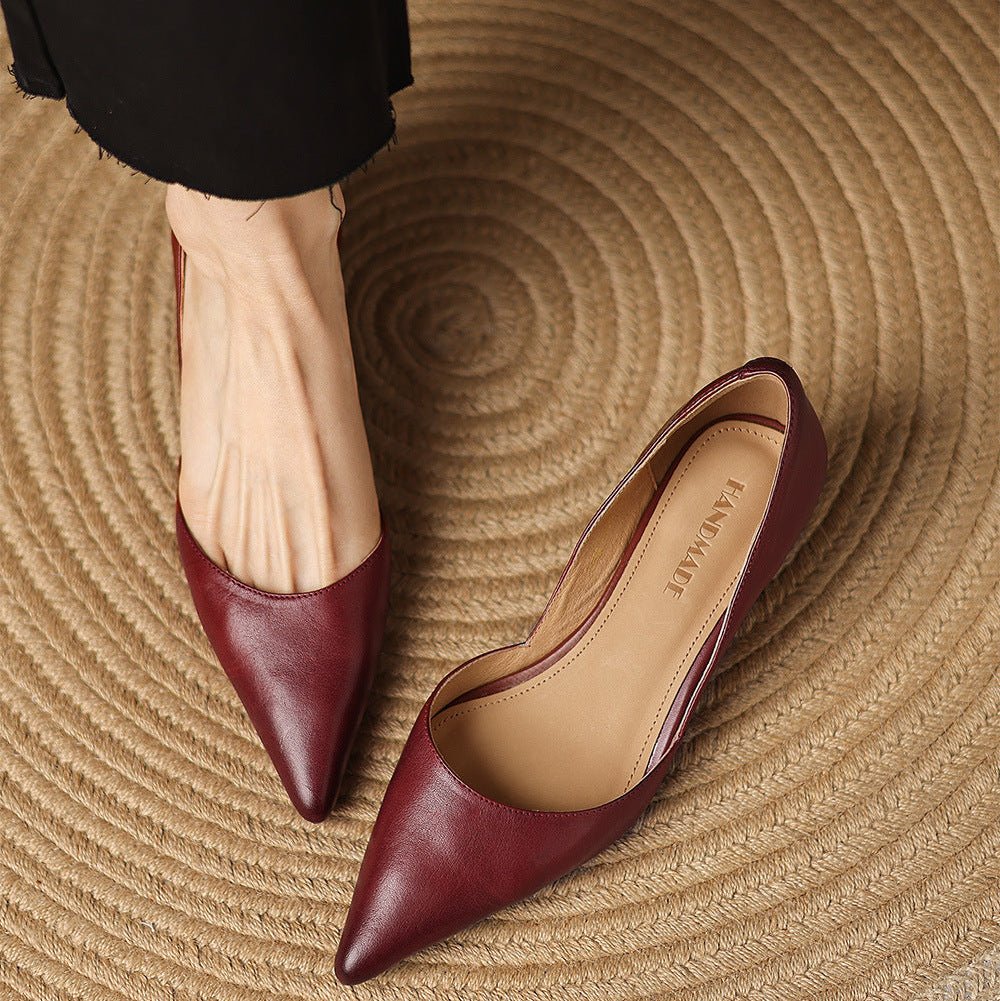 Carlen | Women’s Genuine Leather Heels – Chic Artisan Stiletto & Refined Slimming Silhouette 4