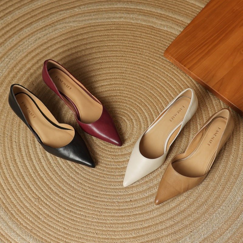 Carlen | Women’s Genuine Leather Heels – Chic Artisan Stiletto & Refined Slimming Silhouette 6