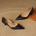 Carlen | Women’s Genuine Leather Heels – Chic Artisan Stiletto & Refined Slimming Silhouette 9