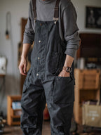Men's Carver Canvas Overalls, featuring double-stitched resilience.