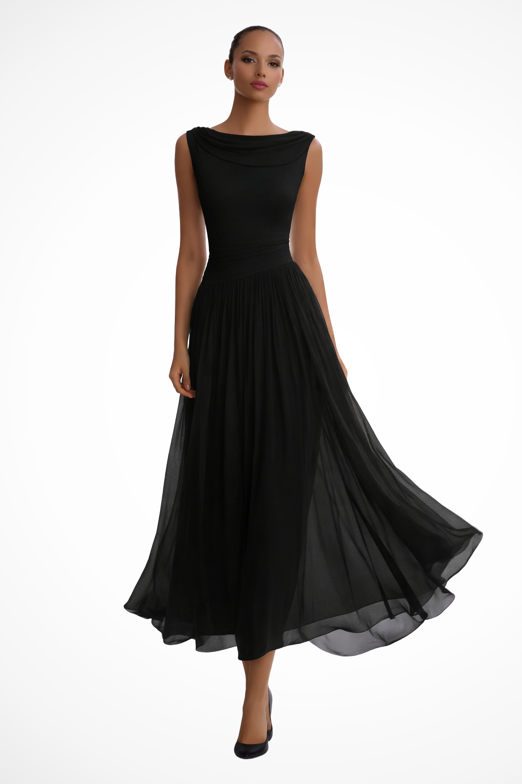 Celeste | Elegante Mouwloze Midi Jurk Dames voor Bruiloft en Zomerevenementen 8