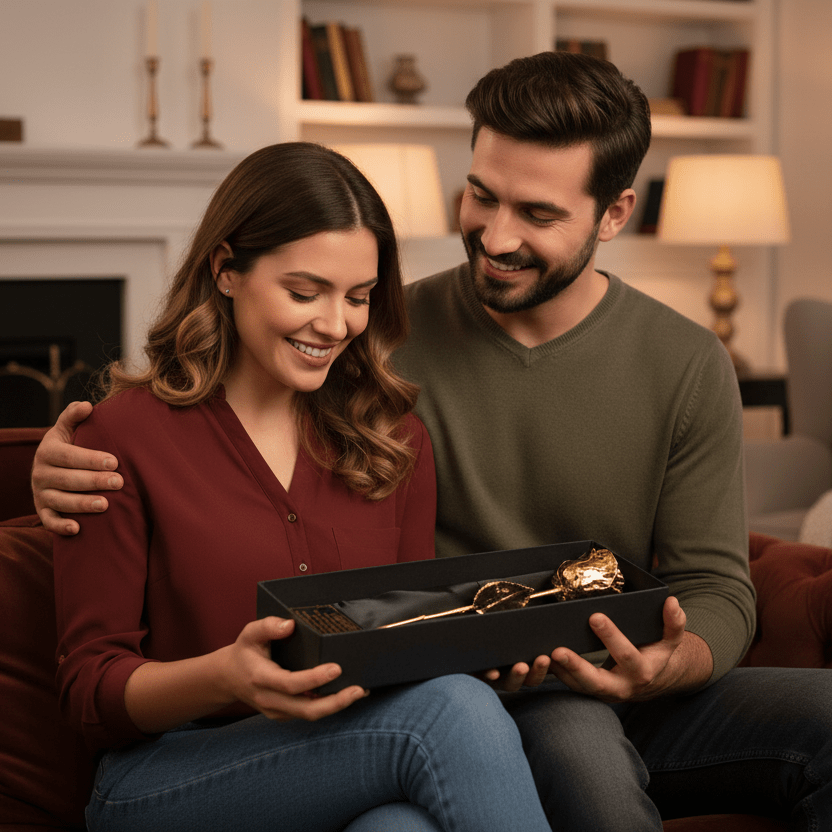 Timeless Love Gift: Real Rose Dipped in 24K Gold