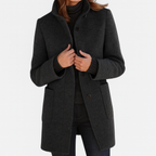 Amore | Women's Coat | Straight Cut Button Front