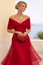 Ēden | Elegant Maxi Dress for Parties with V-Neck