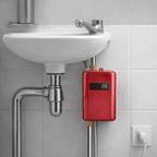 Tankless Electric Water Heater 3.8 kW – Compact Point-of-Use Instant Hot Water Heater up to 140°F with Overheat Protection
