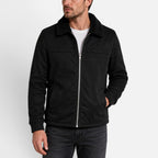 Figueral | Men’s Winter Jacket with Fleece Collar Black