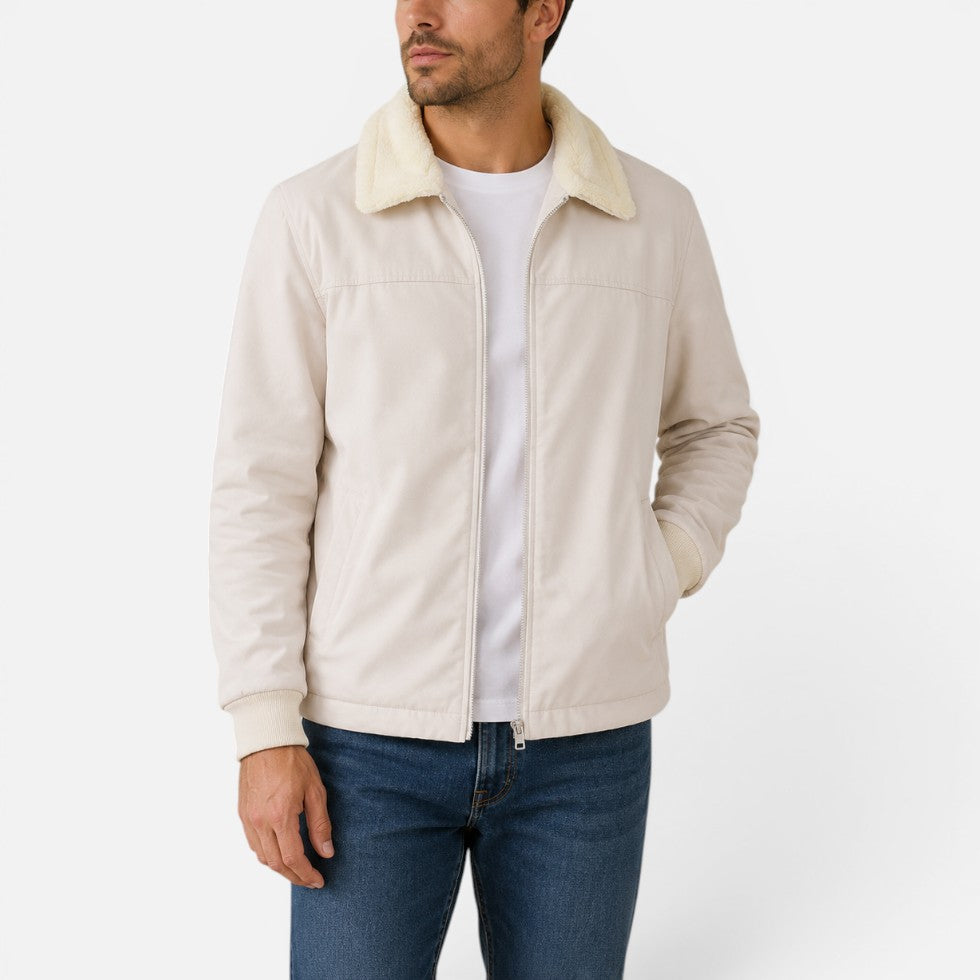 Figueral | Men’s Winter Jacket with Fleece Collar