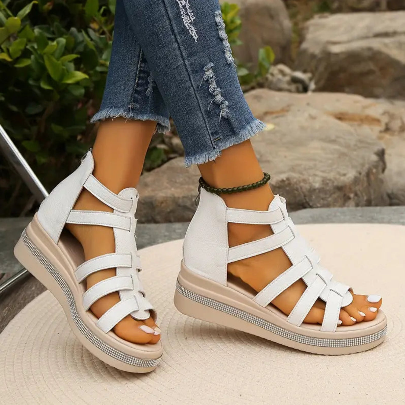 Pamelo | Elegant Wedge Sandals