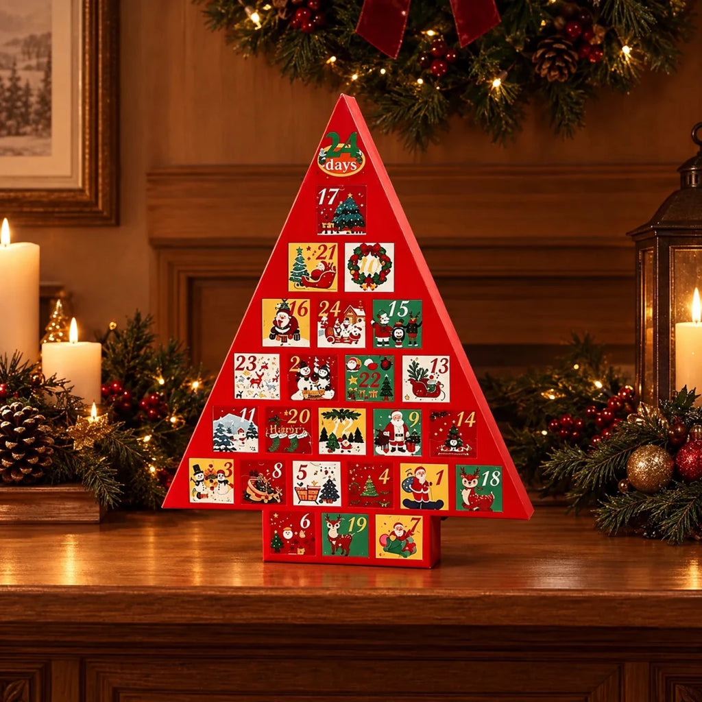 Christmas Tree-Shaped Advent Calendar