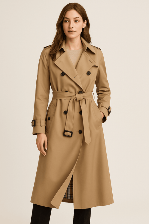 Classic Trench Coat for Women – Timeless Design & Elegant Fit 1