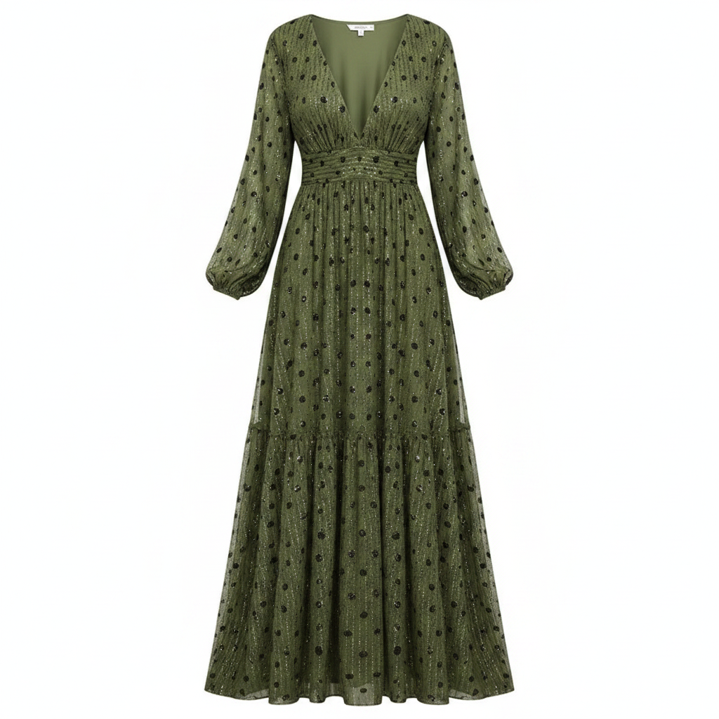 Women’s Classic Beach Maxi – Fluid Cotton Blend, Ethereal Silhouette & Mediterranean Sunbeam Glow