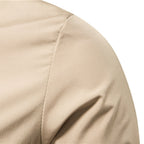 Hermosa | Men's Bomber Jacket | Zip-Up Front with Ribbed Collar