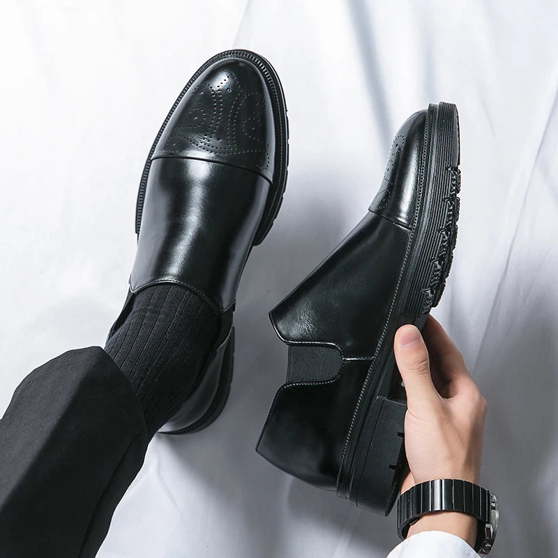 Cortas | Men's Genuine Leather Shoes – Luxury Tailored Brogue Brogues & Arch Support