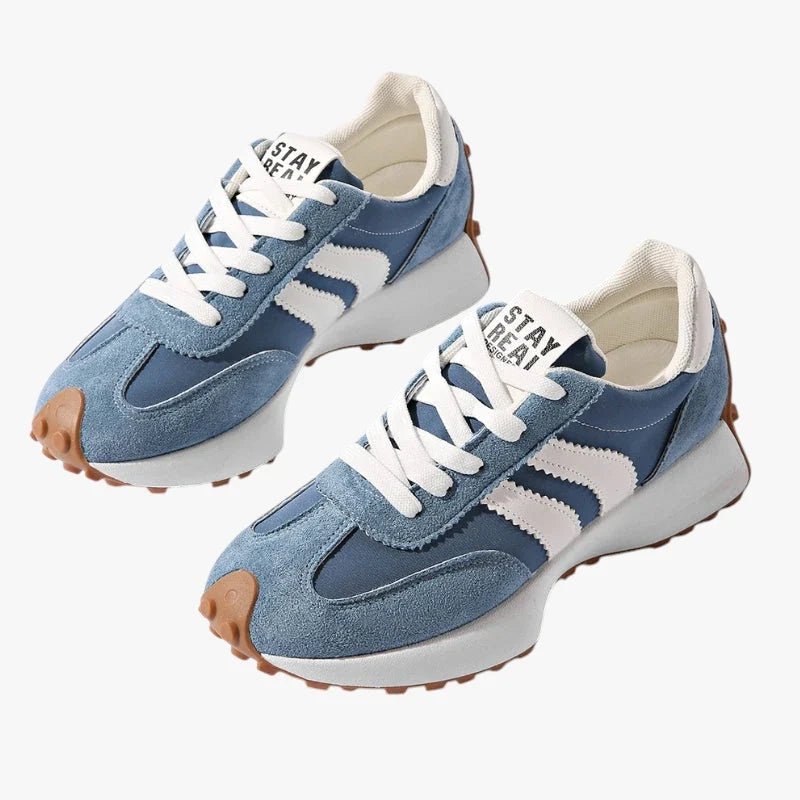 Bersh | Women’s Light and Healthy Sneakers with Arch Support and Laces Blue
