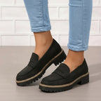 Danika | Comfortable Chunky Loafer Shoes 0