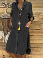 Dara | Relaxed Fit Black Dress – Soft, Stylish & Perfect for Everyday Wear 6