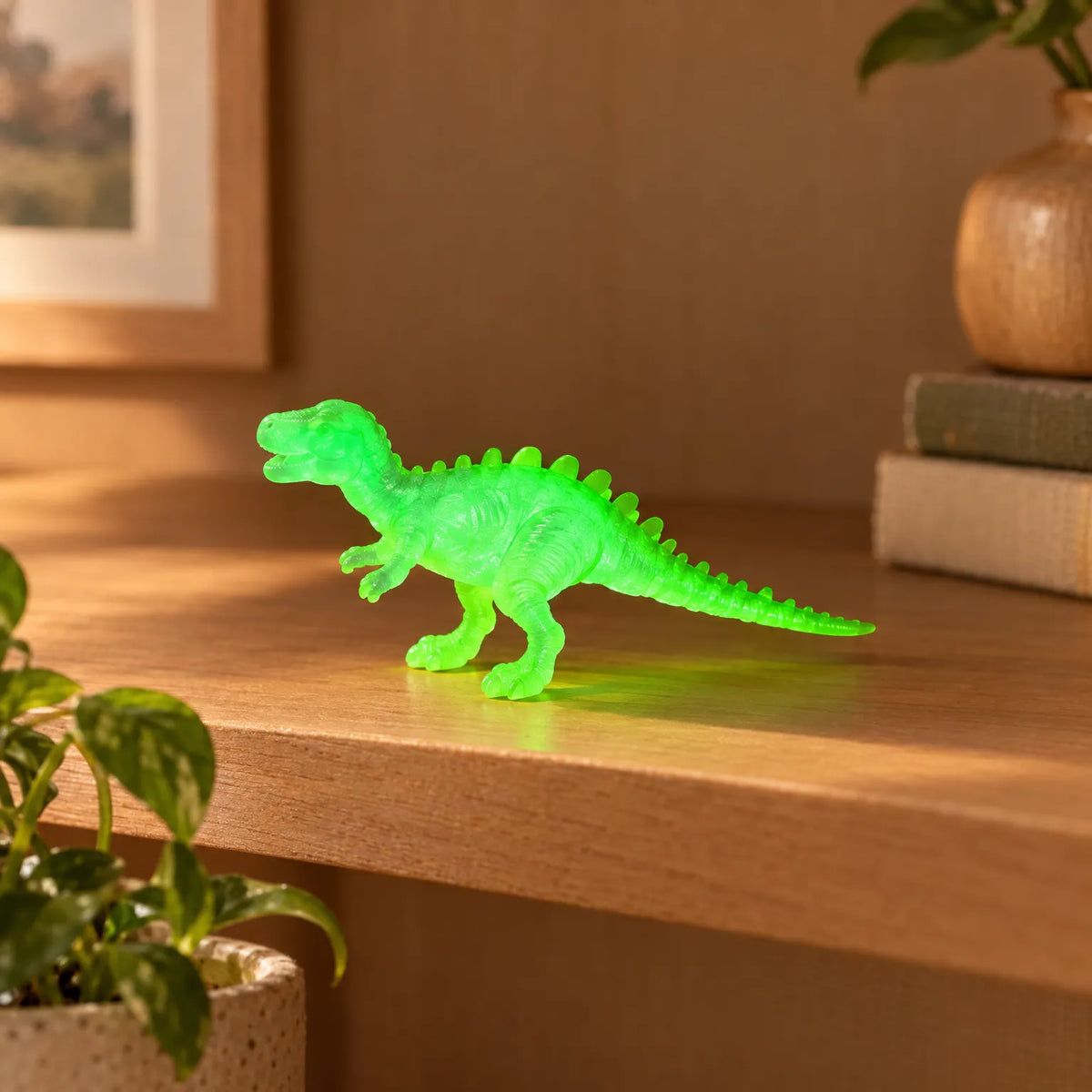 Dinosaur Advent Calendar for Kids 2026 – 24 Glow in the Dark Mini Dinosaur Figures, Non-Candy Christmas Countdown