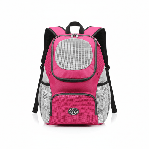 Dog Backpack For Furry Friends Bike Trips Hiking Trips Supermarket Trips Pink