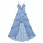 Dore | Elegant Midi Dress for Women - Asymmetrical Line & Slender Silhouette 1