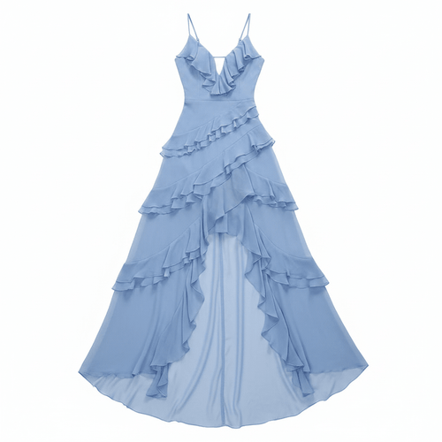 Dore | Elegant Midi Dress for Women - Asymmetrical Line & Slender Silhouette 1