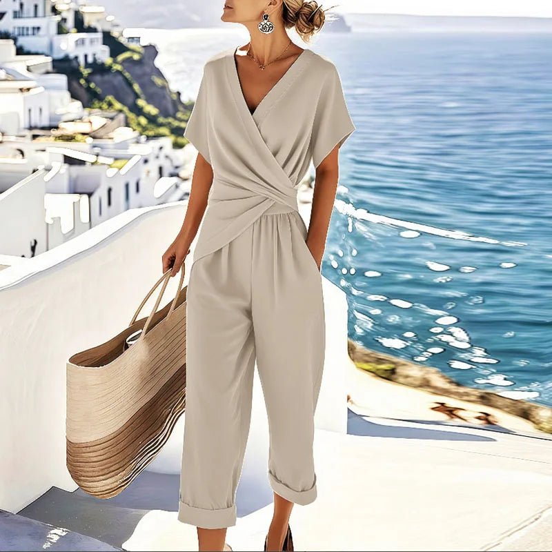 Dôre | Women’s Elegant Two-Piece Set – Harmonious Architectural Coordinates & Refined Silk-Touch Finish 0