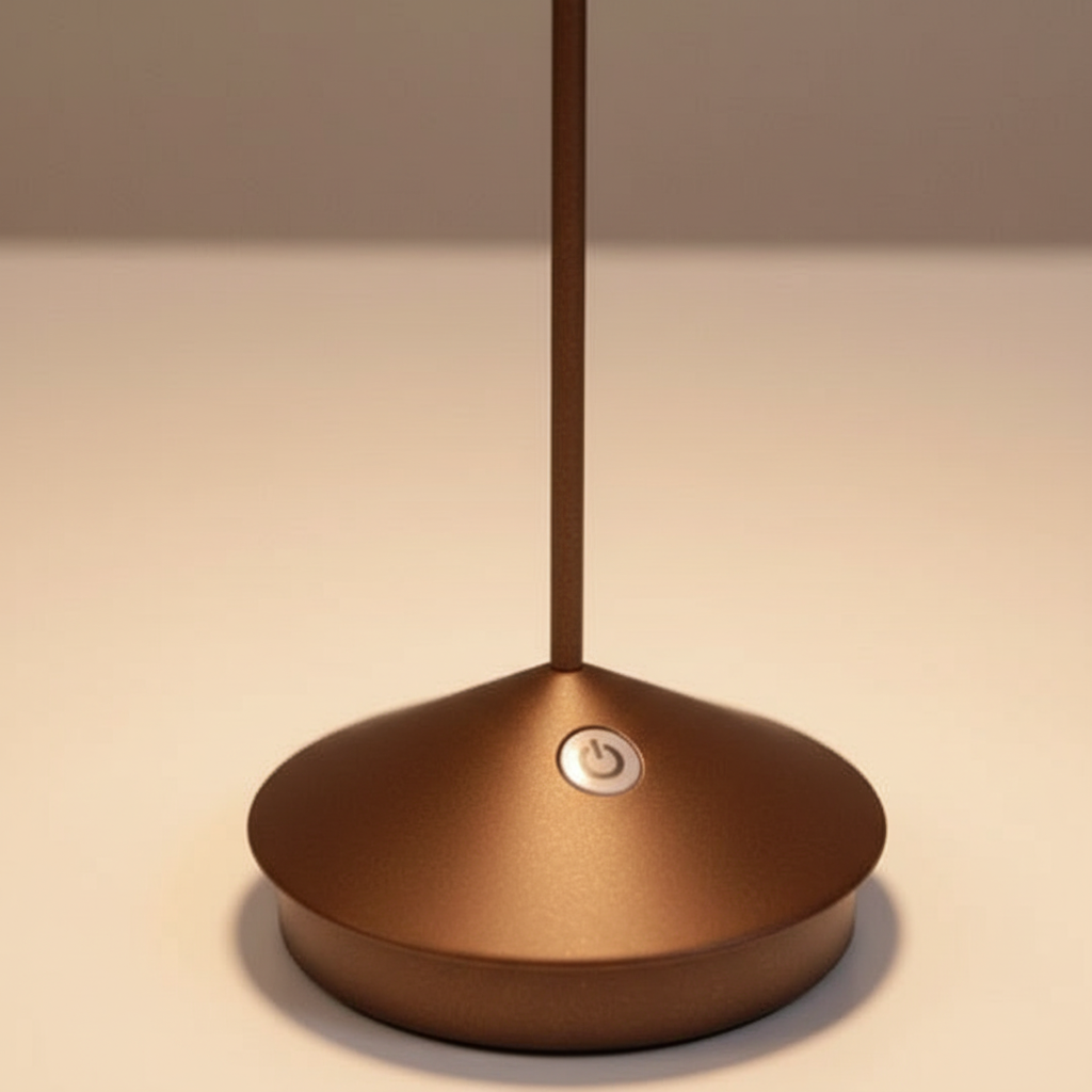 Wireless LED Table Lamp – Cordless Rechargeable Dimmable Lamp for Dining Table, Nightstand & Patio, Aluminum – ModernLumin
