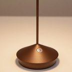 Wireless LED Table Lamp – Cordless Rechargeable Dimmable Lamp for Dining Table, Nightstand & Patio, Aluminum – ModernLumin